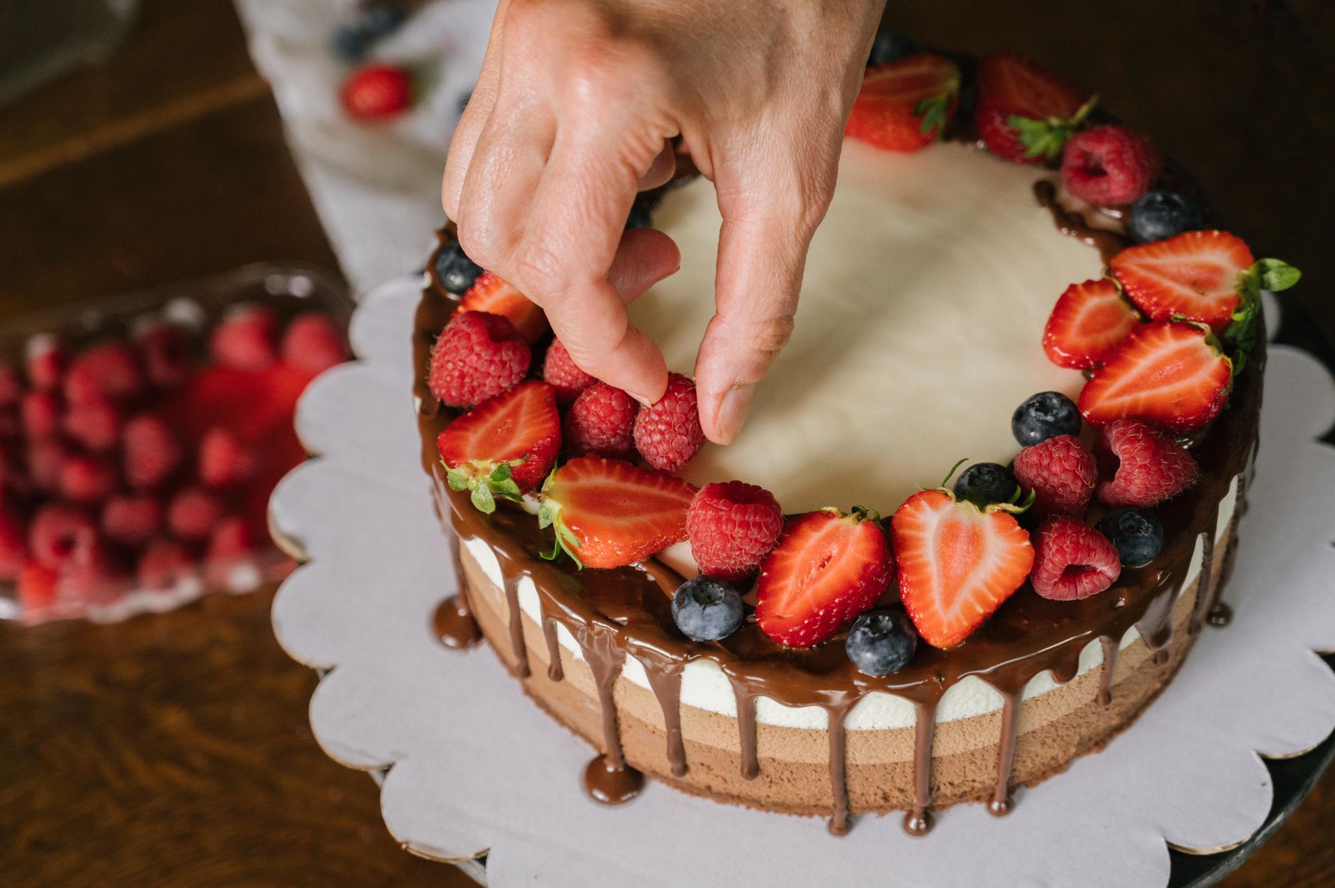 Čokoladna torta "Vrtni sat"